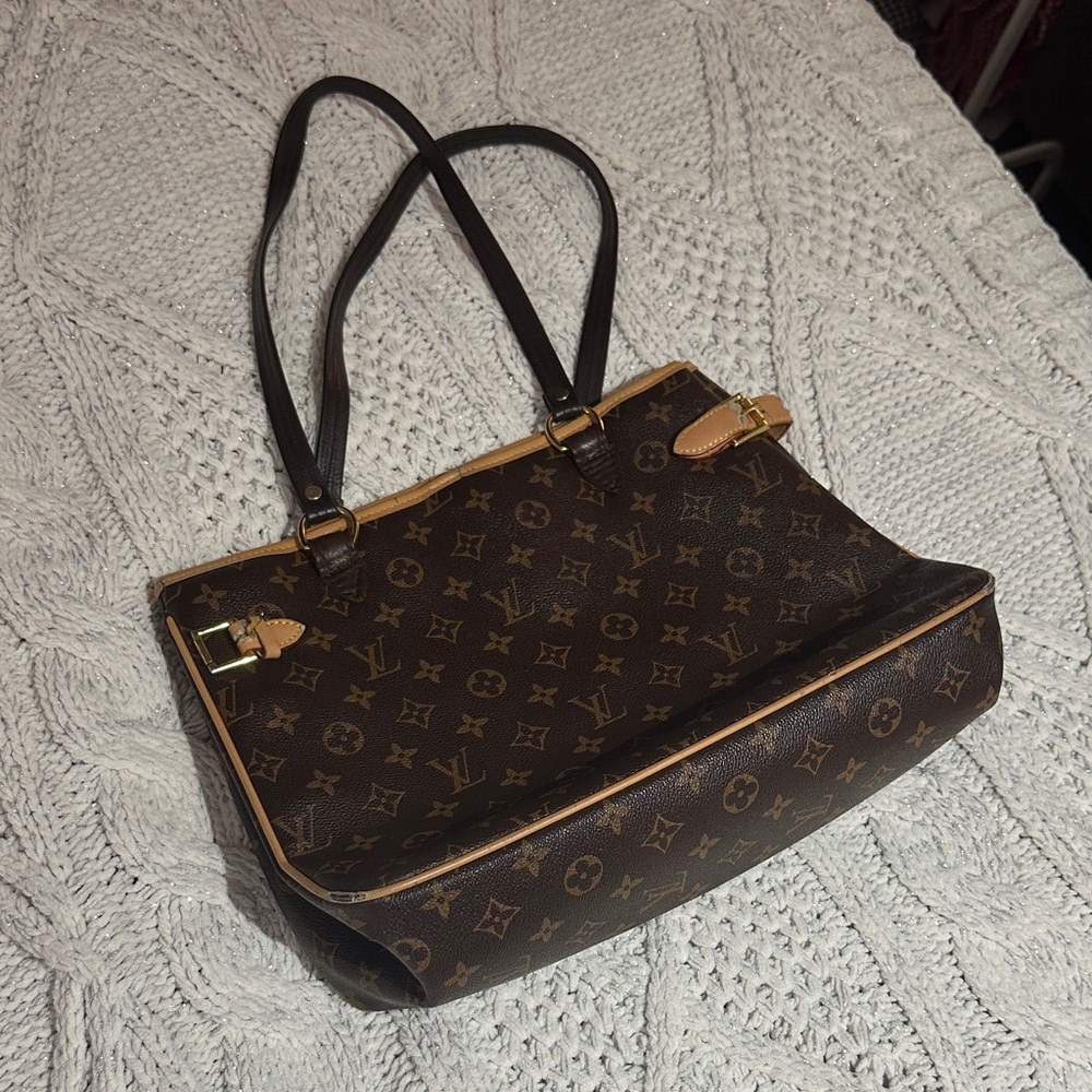 Louis Vuitton Dark Brown Monogram Tote - Picture 4 of 17